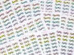 Thankful Header Stickers for Planners & Bujo Journals: Pastel