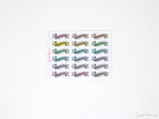 Grateful Header Stickers for Planners & Bujo Journals: Pastel