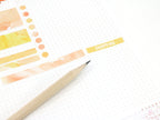 Header Bujo Planner Stickers: 1.5 in (38  mm) x 0.25 in (6 mm)