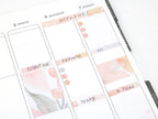 Watercolor Header Strip Bujo Journal Planner Stickers: 1.5 in (38 mm) x 0.25 in (6 mm)