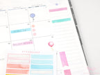 Watercolor Header Title List Label Planner & Journal Stickers: 0.25in (6 mm)