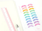Due Planner and Journal Header Sticker Labels
