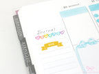 Due Planner and Journal Header Sticker Labels