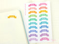 Read Book Bookish Planner and Journal Header Sticker Labels