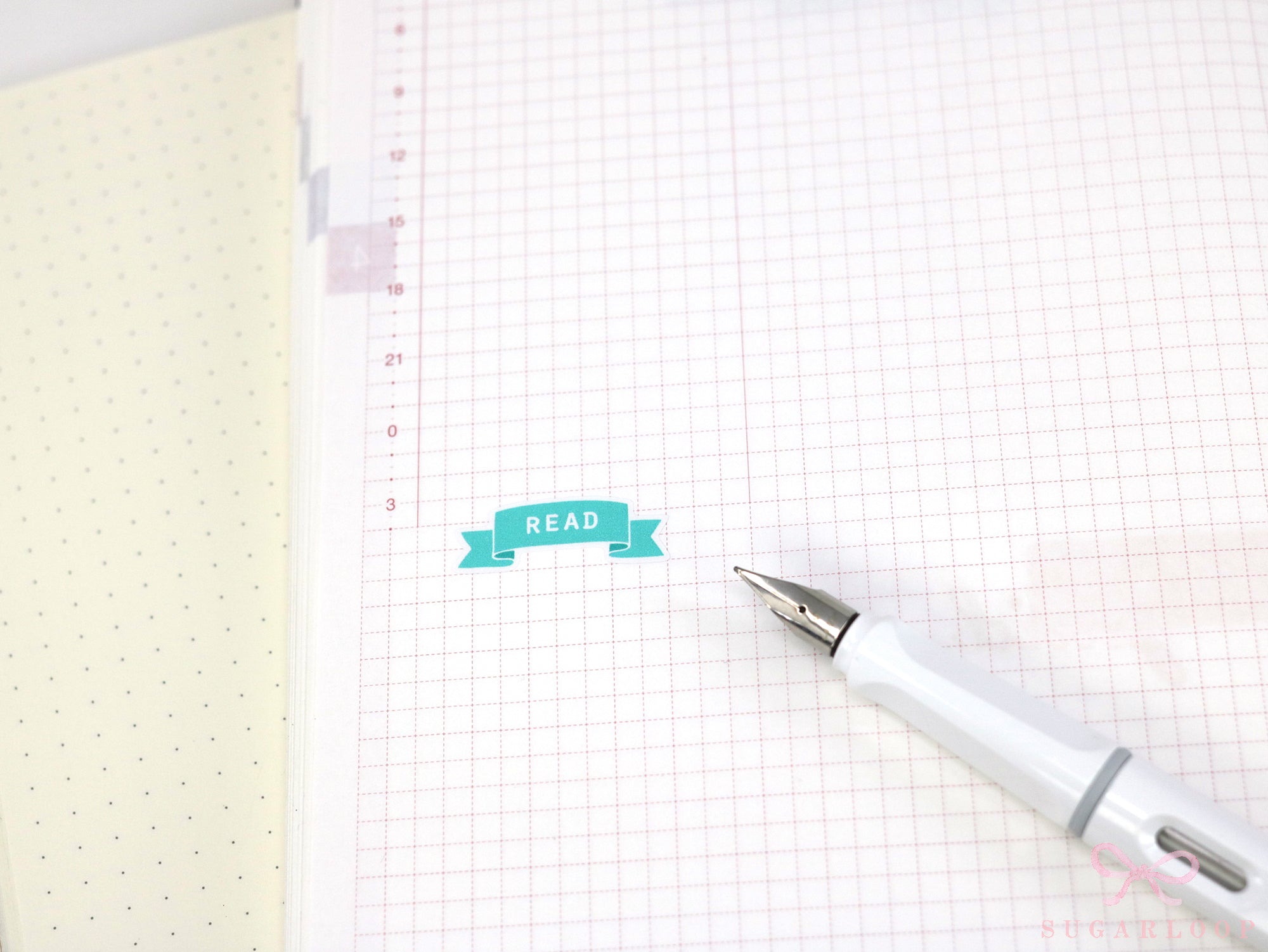 Read Book Bookish Planner and Journal Header Sticker Labels