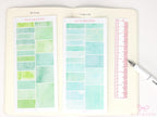 Appointment Boxes Labels Planner Stickers for Vertical Planning in Hobonichi Cousin Weekly Pages