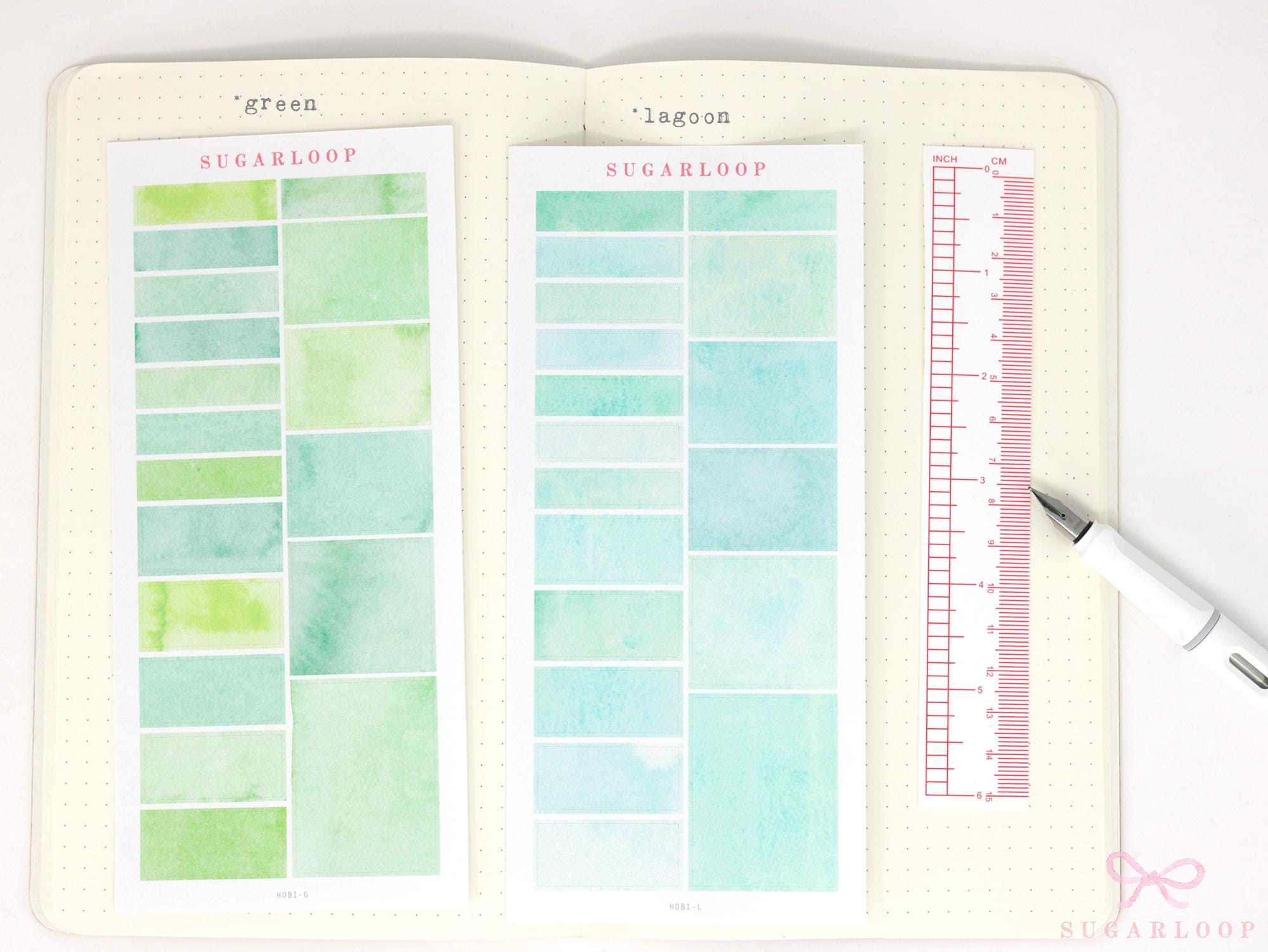 Appointment Boxes Labels Planner Stickers for Vertical Planning in Hobonichi Cousin Weekly Pages