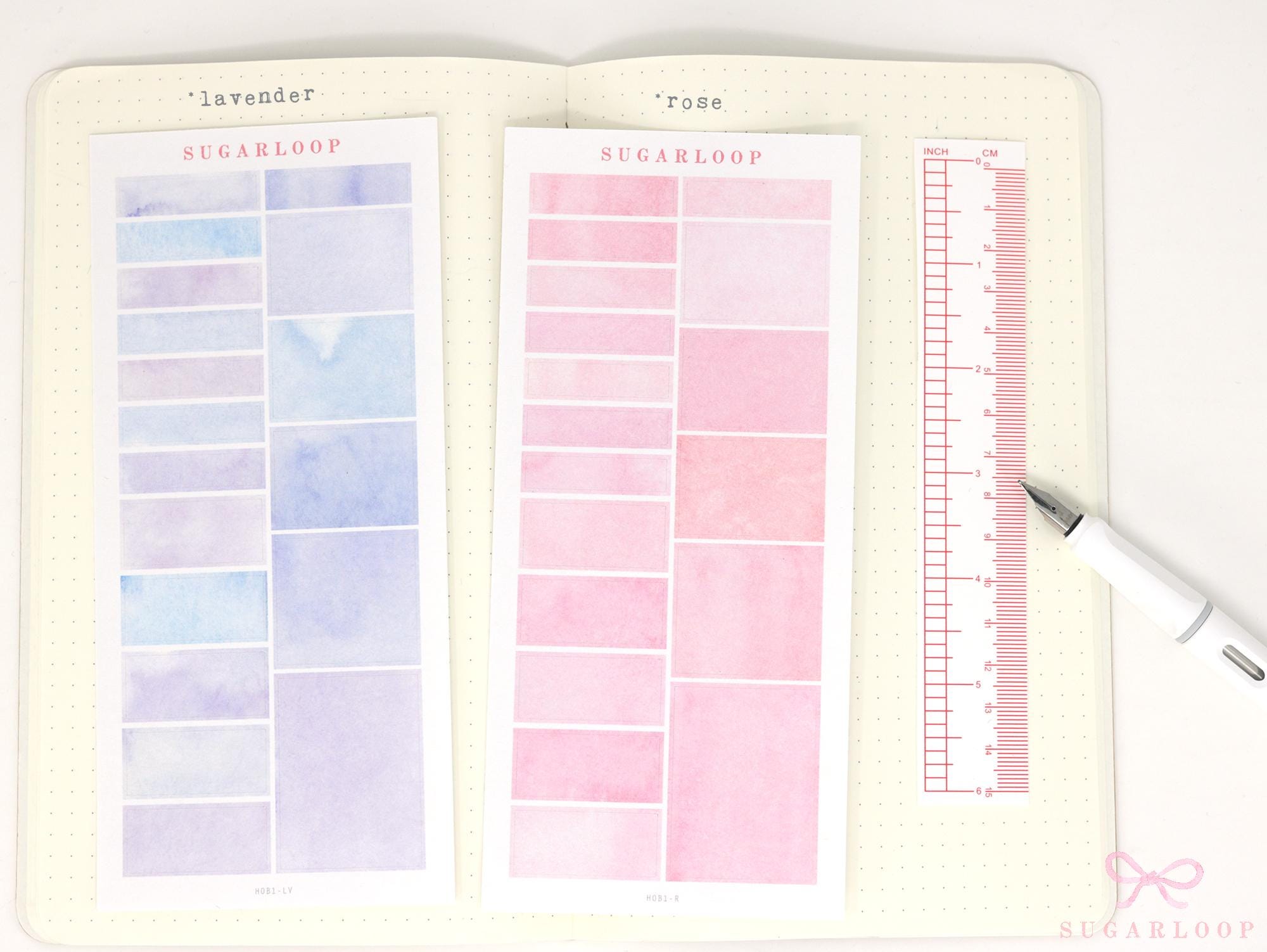 Appointment Boxes Labels Planner Stickers for Vertical Planning in Hobonichi Cousin Weekly Pages