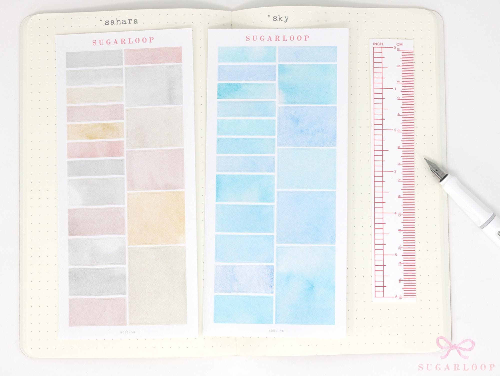 Appointment Boxes Labels Planner Stickers for Vertical Planning in Hobonichi Cousin Weekly Pages