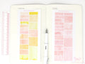 Appointment Hourly Time Block Boxes Labels Planner Stickers for Hobonichi Cousin