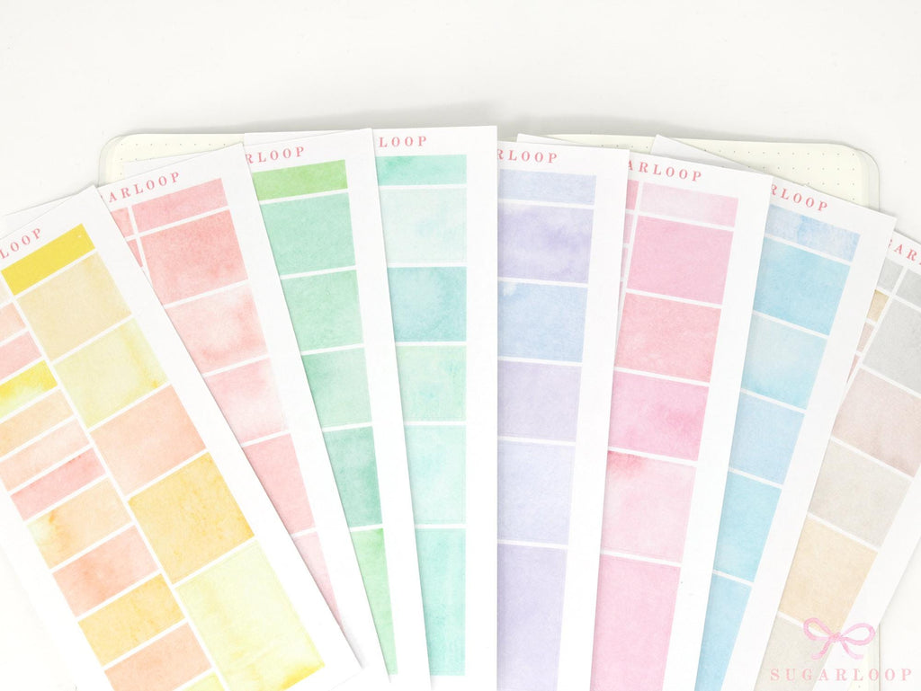 Appointment Hourly Time Block Boxes Labels Planner Stickers for Hobonichi Cousin
