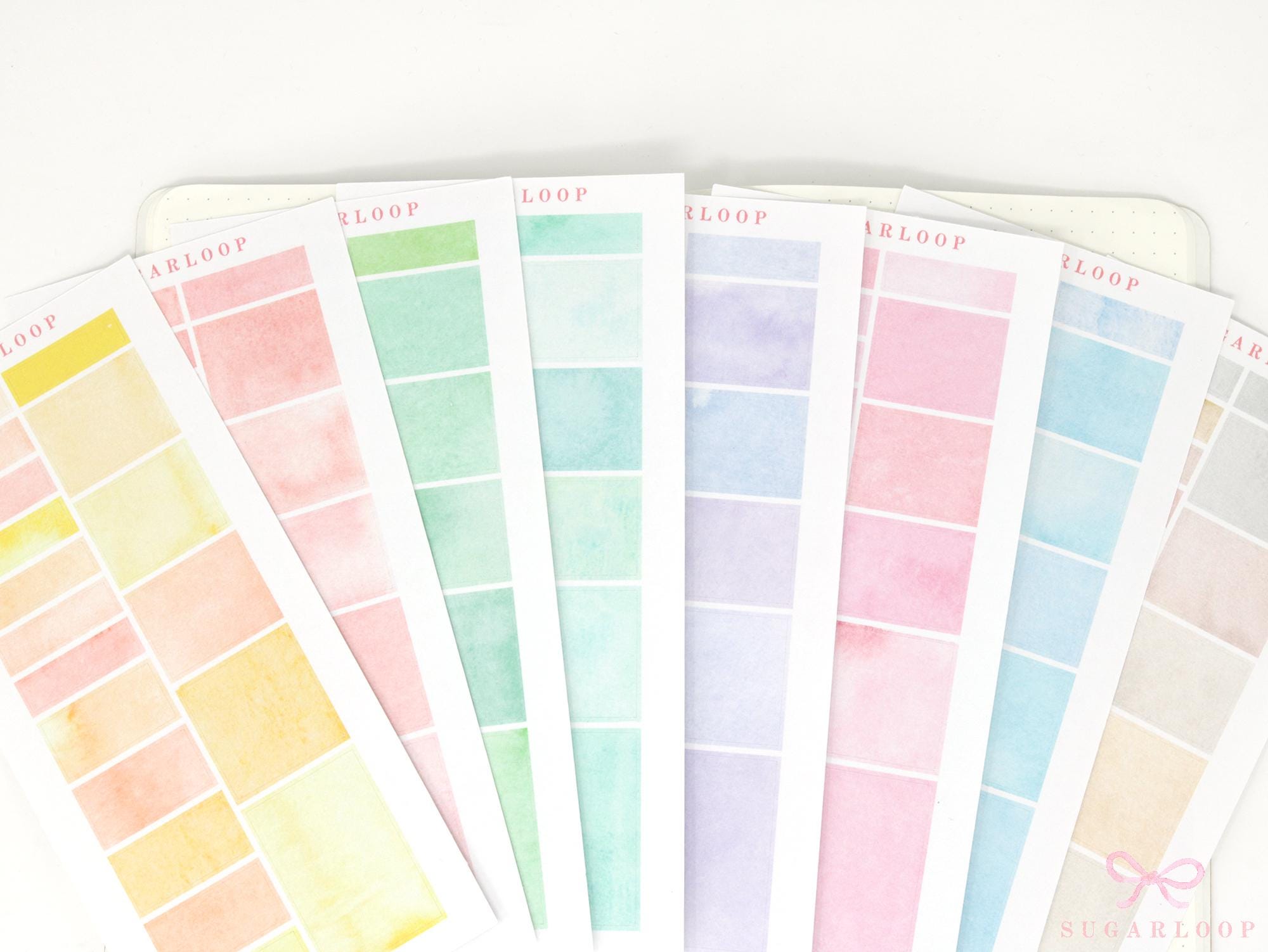 Appointment Hourly Time Block Boxes Labels Planner Stickers for Hobonichi Cousin