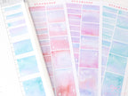 Hobonichi Cousin Hourly Time Blocks: Watercolor  Moon and Stars