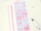 Hobonichi Cousin Hourly Time Blocks: Watercolor  Moon and Stars