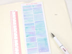 Hobonichi Cousin Hourly Time Blocks: Watercolor  Moon and Stars