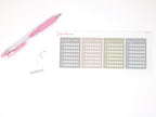 Weekly Water Hydration Habit Tracker Stickers for Planners and Journals