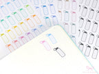 Gym Water Bottle Bujo Planner Stickers Hydrate Tracker