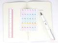 Gym Water Bottle Bujo Planner Stickers Hydrate Tracker