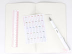 Gym Water Bottle Bujo Planner Stickers Hydrate Tracker