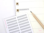 Water Hydration Drink Water Habit Tracker Stickers for Planners and Journals
