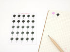 Balloon Birthday Celebration Bujo Journal Planner Stickers: Rainbow or Neutral
