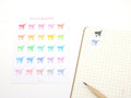 Shopping Cart Grocery Supermarket Icon Bujo Journal Planner Stickers: Rainbow or Neutral