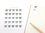 Shopping Cart Grocery Supermarket Icon Bujo Journal Planner Stickers: Rainbow or Neutral