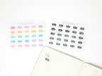 Camera Video Icon Bujo Journal Planner Stickers: Vintage Retro Style