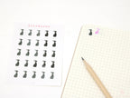 Spray Bottle Cleaning Icon Bujo Journal Planner Stickers: Rainbow or Neutral