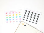 Mini Telephone Icon Bujo Planner Stickers: Rainbow or Neutral