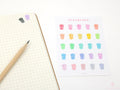 Trash Can Garbage Rubbish Bin Icon Bujo Planner Stickers: Rainbow & Neutral