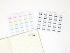 Laptop Work Computer Icon Bujo Planner Stickers: Rainbow or Neutral