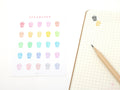 Popcorn Movie Streaming Icon Bujo Planner Stickers: Rainbow or Neutral