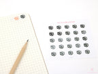 Parcel Package Bujo Journal Planner Stickers: Rainbow or Neutral