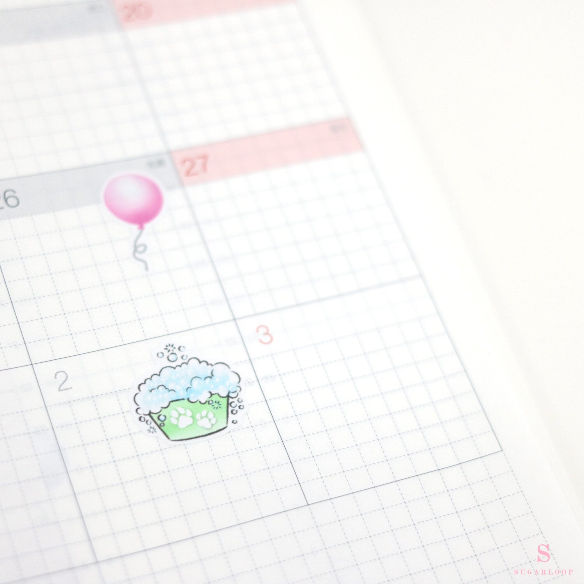 Dog Cat Pet Icons - Bath Grooming Planner & Bujo Journal Stickers