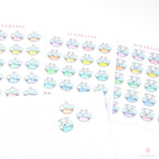 Dog Cat Pet Icons - Bath Grooming Planner & Bujo Journal Stickers