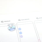 Dog Cat Pet Icons - Bath Grooming Planner & Bujo Journal Stickers