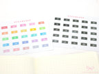 Pay Day Dollar Bill  Icon Planner & Journal Stickers: Rainbow or Neutral