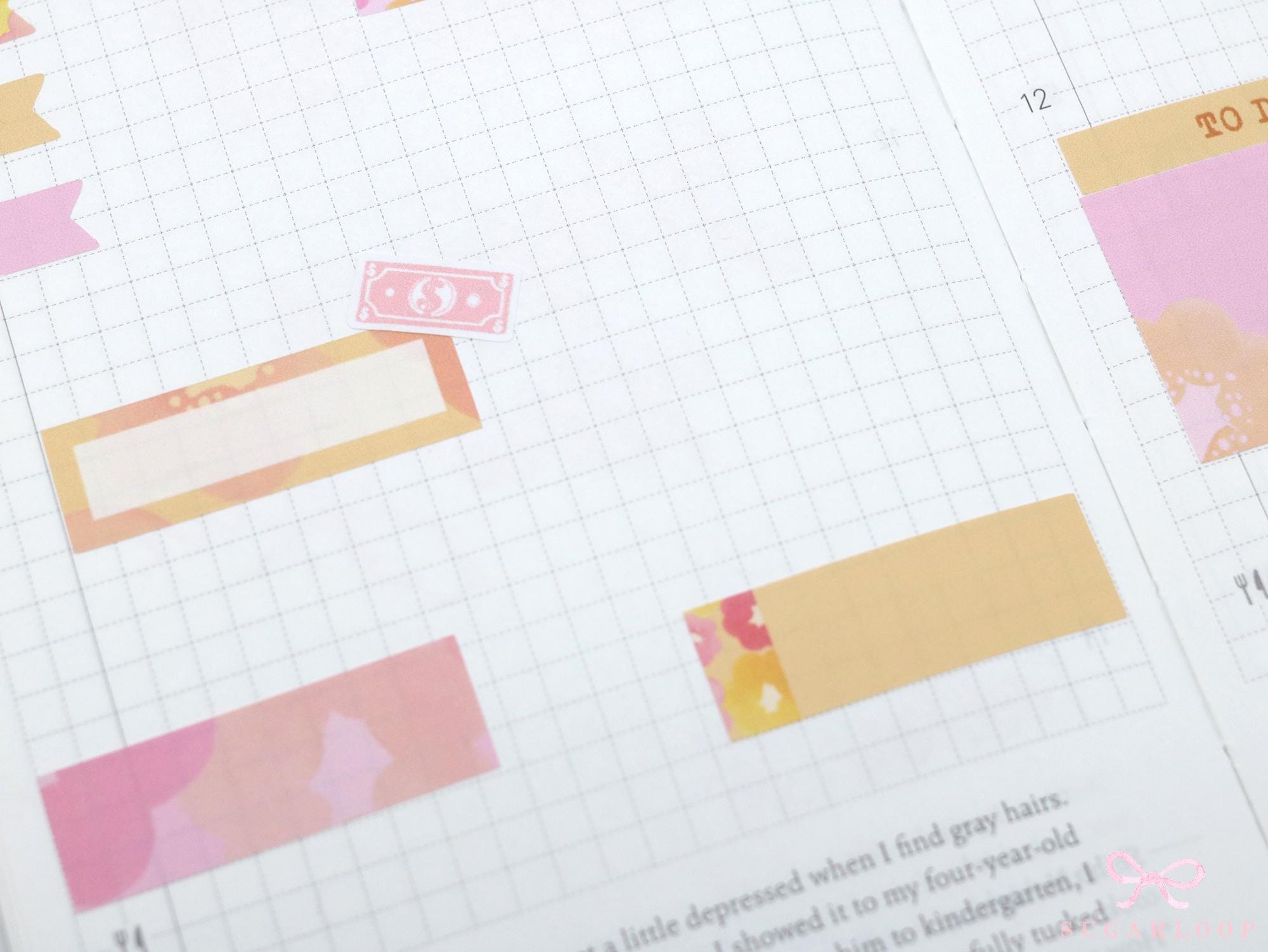 Pay Day Dollar Bill  Icon Planner & Journal Stickers: Rainbow or Neutral