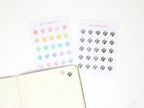 Gift Present Icon Bujo Planner Stickers: Rainbow or Neutral