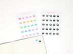 Cooking Meal Prep Plan Icon Bujo Planner Stickers: Rainbow or Neutral