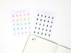 Nail Polish Icon Bujo Planner Stickers: Rainbow or Neutral