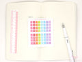 Brush Script Date Flag Bujo Planner Stickers: 6mm 9.5mm 10mm