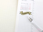 Thankful Header Stickers for Planners & Bujo Journals: Pastel