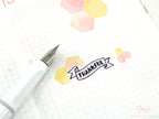 Thankful Header Stickers for Planners & Bujo Journals: Pastel