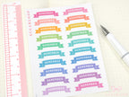 Remember Planner and Journal Sticker Header Labels