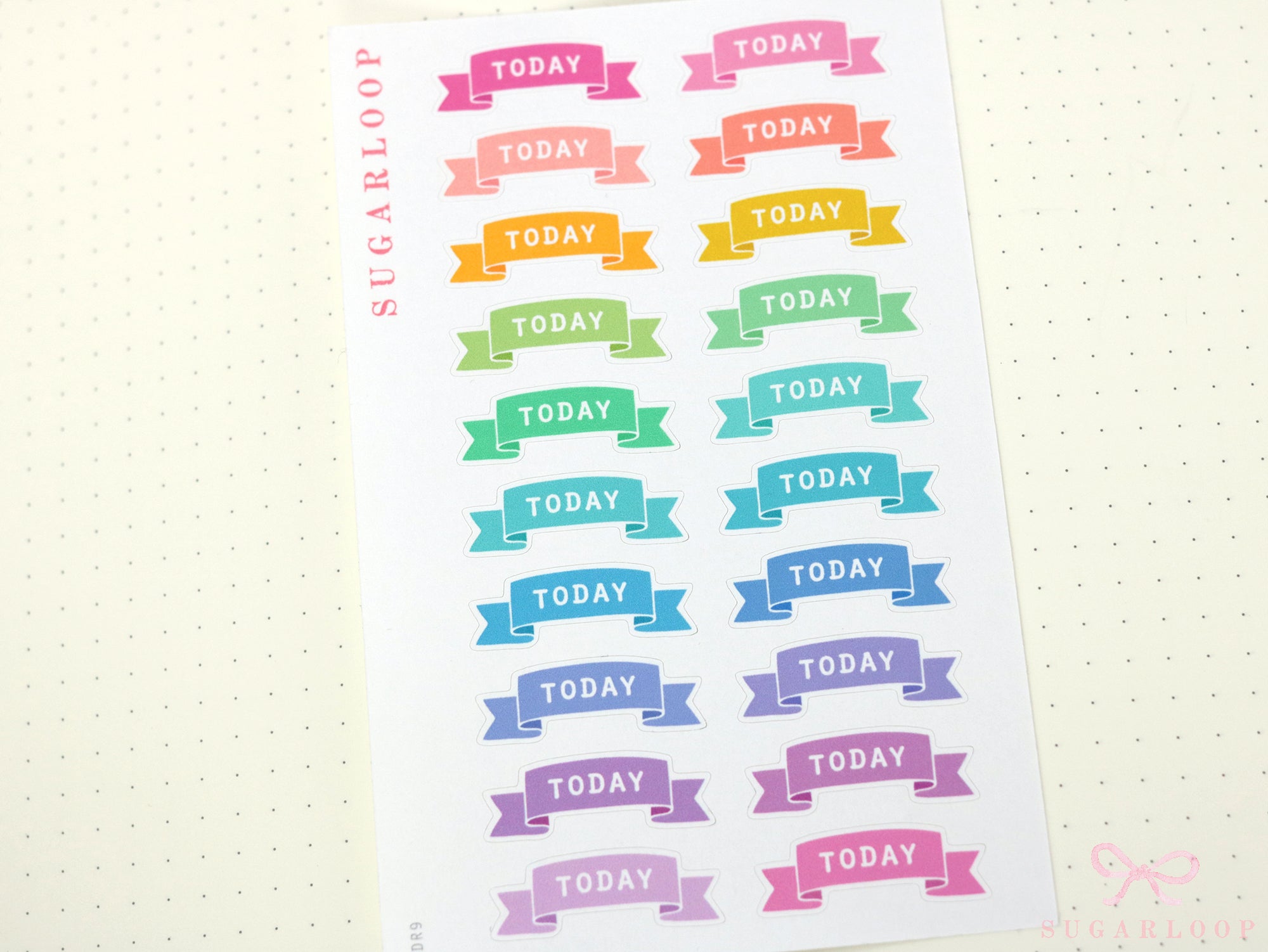 Goals Planner and Journal Stickers: Headers  Labels