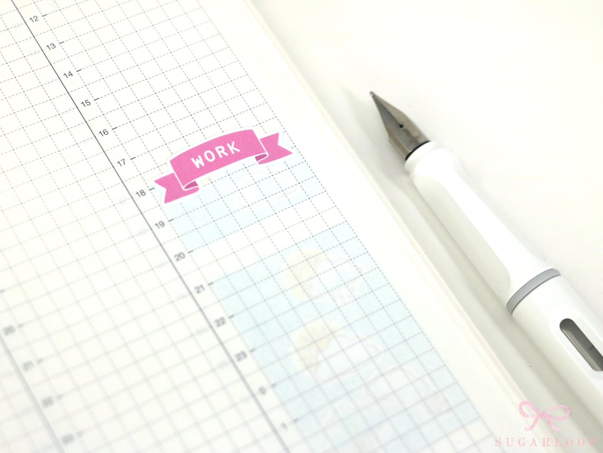 Work Planner and Journal Stickers: Headers  Labels