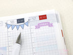 Goals Planner and Journal Stickers: Headers  Labels