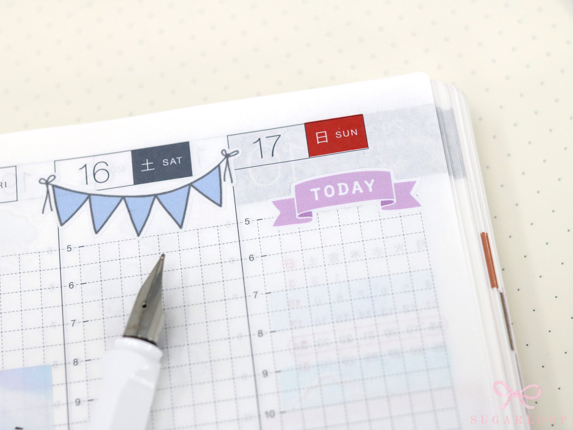 Goals Planner and Journal Stickers: Headers  Labels